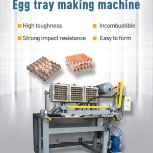 Egg Tray Machine 1000 to 1500 Pieces Per Hour Paper Pulp Carton Making Machine for Business