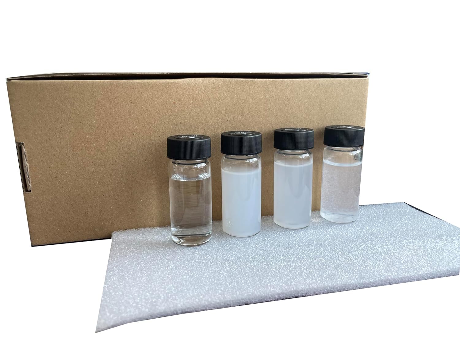 VTSYIQI Turbidity Standard Calibration Liquid Turbidity Standard Calibration Solution Kit with 4 PCS Solution Range 0.02NTU 200NTU 500NTU 1000NTU for Digital Water Turbidity Meter TB200