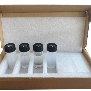 VTSYIQI Turbidity Standard Calibration Liquid Turbidity Standard Calibration Solution Kit with 4 PCS Solution Range 0.02NTU 200NTU 500NTU 1000NTU for Digital Water Turbidity Meter TB200