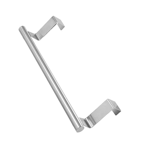 Towel Rack for Cabinet, Stainless Steel Kitchen Towel Holder Over Cabinet Towel Bars Holder Over The Door Towel Rack Dish Towel Holder for Cabinet Cupboard Doors (S)