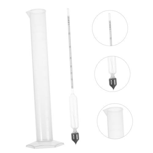 PRETYZOOM 1 Set Wine Making Kit Hydrometer for Wine Making Compact Measuring Tube Reusable Hydrometer Professional Measuring Tube Beverages Tester Meter Convenient Alcohol Meter Glass