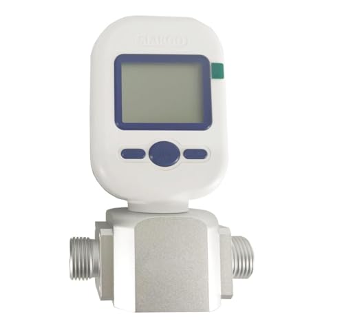 BHYIQI Gas Flow Meter Electronic Mass Air Flowmeter with Range 0 to 250L/Min Precision 士2.0+0.5FS% LCD Display