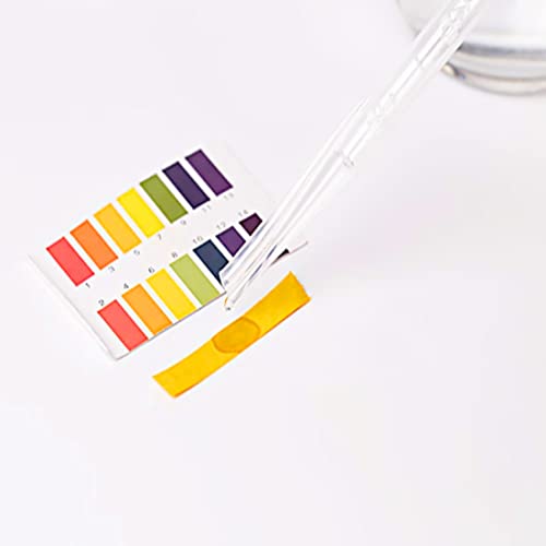 P H Test Strips,P H 1-14 Test Paper,Packs of 80 P H Litmus Paper,1-14 Alkaline Acid Test Paper for Urine,Saliva,Drinking Water,Pool,Spa,Soap,Fish Tank and Liquids