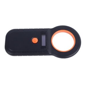 Pet Chip ID Scanner, Black Handheld Efficient Animal Tag Scanner for Dogs Cats