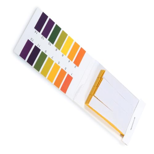 P H Test Strips,P H 1-14 Test Paper,Packs of 80 P H Litmus Paper,1-14 Alkaline Acid Test Paper for Urine,Saliva,Drinking Water,Pool,Spa,Soap,Fish Tank and Liquids