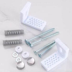 Toilet Bidet L-shaped Foot Mounting Bolts Set Toilet Pan Fix To Floor Kit Repair Fixings Fitting Closestool Anchor Accessories(S)