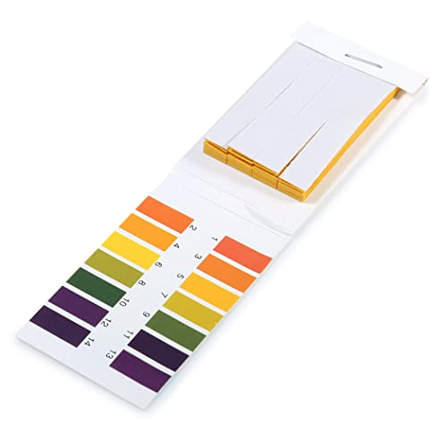 P H Test Strips,P H 1-14 Test Paper,Packs of 80 P H Litmus Paper,1-14 Alkaline Acid Test Paper for Urine,Saliva,Drinking Water,Pool,Spa,Soap,Fish Tank and Liquids