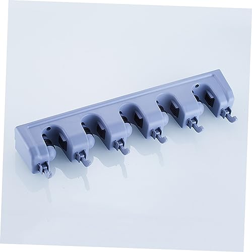 HOMOCONO Wall Mounted Storage Organizer Wall Mounted Wall Mounted Shelves for Storage Craft Lights Mini Storage Storage Rack Hanger Mop Rack Tool Storage Rack Hook Rack Desktop Display Blue