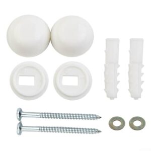 Toilet Bidet Anchor Bolts Set Toilet Floor Fixing Repair Fitting Toilet Plastic Cover Accessories Stainless Steel Screws