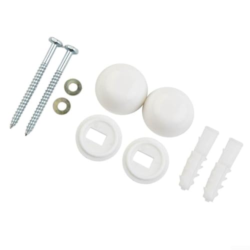 Toilet Bidet Anchor Bolts Set Toilet Floor Fixing Repair Fitting Toilet Plastic Cover Accessories Stainless Steel Screws