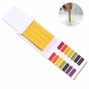 P H Test Strips,P H 1-14 Test Paper,Packs of 80 P H Litmus Paper,1-14 Alkaline Acid Test Paper for Urine,Saliva,Drinking Water,Pool,Spa,Soap,Fish Tank and Liquids