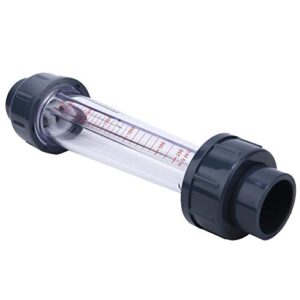 Liquid Flowmeter, Transparent Panel for Easy Reading at a Glance, High Measurement Accuracy, ABS Plastic Shell, PTFE Float, Suitable for Measuring and Monitoring Rate, Item