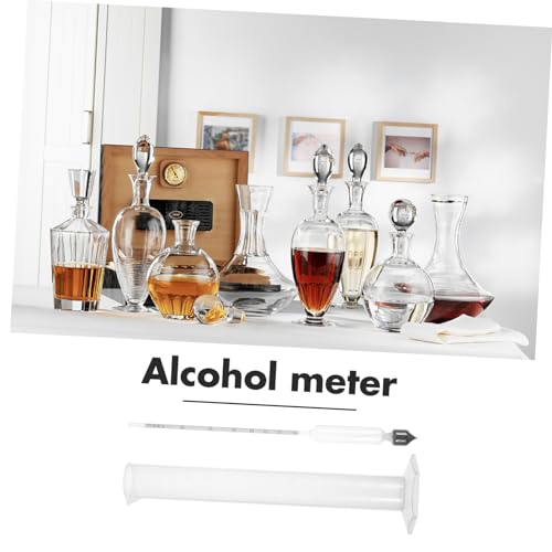 PRETYZOOM 1 Set Wine Making Kit Hydrometer for Wine Making Compact Measuring Tube Reusable Hydrometer Professional Measuring Tube Beverages Tester Meter Convenient Alcohol Meter Glass