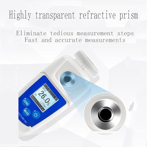 LHQYA 32% Sugar Refractometer Hydrometer, Pocket Refractometer, 10-40℃ Ambient Temperature/ 0.1% Brix Resolution/ ±0.2% Brix/±1 Accuracy, for Grapes Fruit Drinks Beverages Tipples