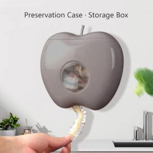 XPBEW Wrap Storage Box 2023 Wall-Mounted Punch-Free Keeping Bag Storage Box Food Wrap Shower Caps