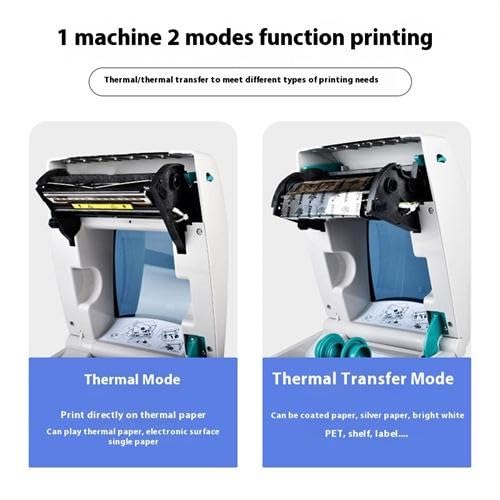 GK888T Barcode Printer Label Printer Thermal Electronic Face Sheet Adhesive Label Printer