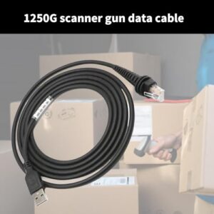 3Meter Long Barcode Scanner USB Cable for 1250G/1900G/1300G/1200G/1202G Enhances Performances Easy Connection