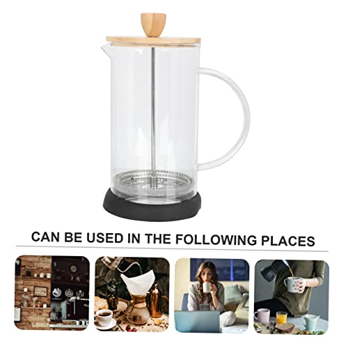 Zerodeko Coffee Maker Household Coffee Press Travel Tea Kettle Espresso Machine Espresso Coffee Maker Machine Espresso Maker Coffee Pot Portable Espresso Coffee Milk Maker Wood