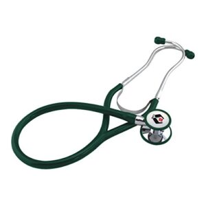 cardio sprague stethoscope by lane instrument, 22" two-in-one tubing, multiple colors available (hunter green)