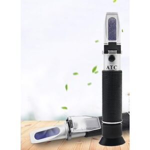 Handheld Salinity Refractometer For Aquarium 0 To Salinometer Portable SeaWater Concentration Tester Meter ATC