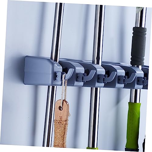 HOMOCONO Wall Mounted Storage Organizer Wall Mounted Wall Mounted Shelves for Storage Craft Lights Mini Storage Storage Rack Hanger Mop Rack Tool Storage Rack Hook Rack Desktop Display Blue