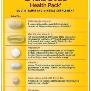 Nature Made Diabetes Health Pack, Pack of 1, 60 Packets Each Pack