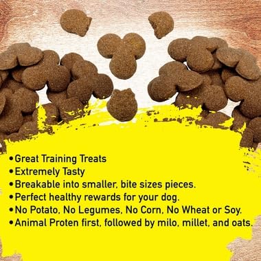 Felicia's Fabulous Finds Inception Soft & Chewy Dog Treats in 4 Flavor Bundle: 1 Chicken, 1 Fish, 1 Pork and 1 Chicken & Pork (4 Bags Total, 4 Ounces Each) Plus Shaynanigans Silicone Lid