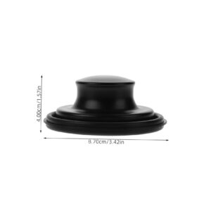 Uonlytech Sink Seal Cover Shower Clog Cover Bathtub Drain Sink Stopper Kitchen Bath Tub Drain Cover Kitchen Drain Bathroom Sink Stopper Sink Strainer Black