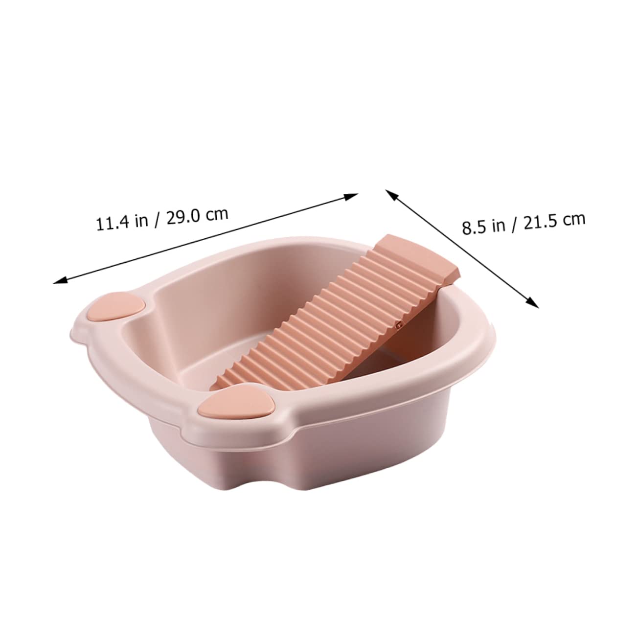 FONDOTIN 1 Set Wash Basin Mano Ropa Kitchen Board Home Hand Wash Clothes Basin Para Tools Mini Washing Basin for Clothing Lavadero Lavar Small Dormitory Laundry Basin Handwash Pink Pp