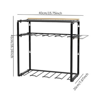 QccHieUs Power Tool Organizer Wall Mount Organization Wrench Drill Shed Storage Rack