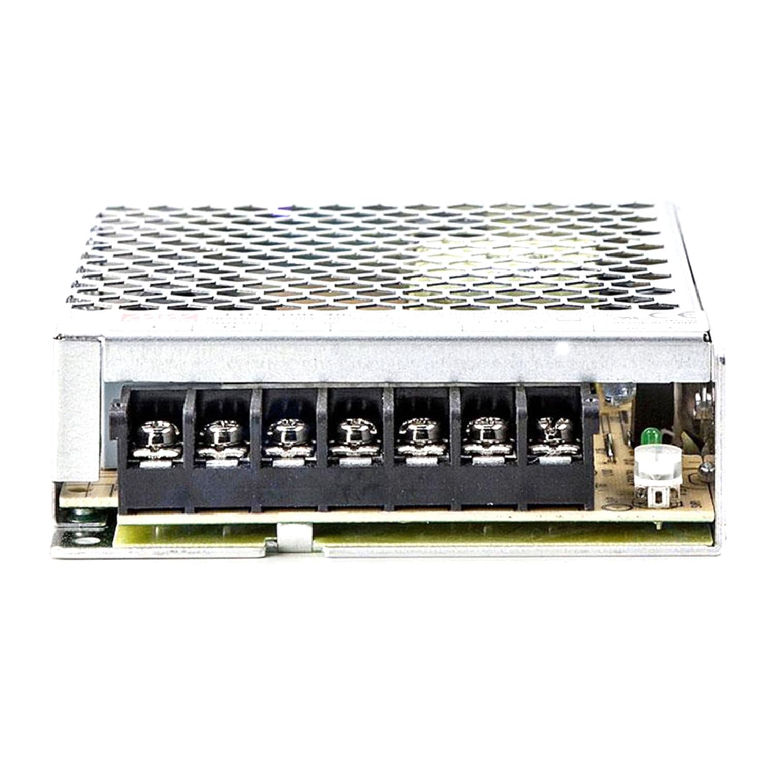 DrapeMania LRS-100-15 15V 6.7A 100W Single Output Switching Power Supply - 88.5% Efficiency, 85-264VAC Wide Input, Ultra Slim 1U, Reliable for Industrial Applications, Automation Systems