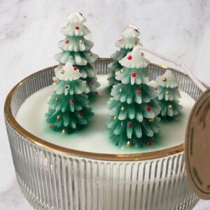 viral christmas tree candles, aspen christmas tree candle, 2024 christmas tree candle, winter forest scented candle, tree candles for christmas, home decoration gifts for plant lovers (1pc)