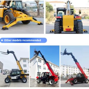 Telescoping Jib Boom Forklift With Telescopic Forks Telescopic Forklift Parts Reliable Telescopic Forklift with Strong Hydraulic System