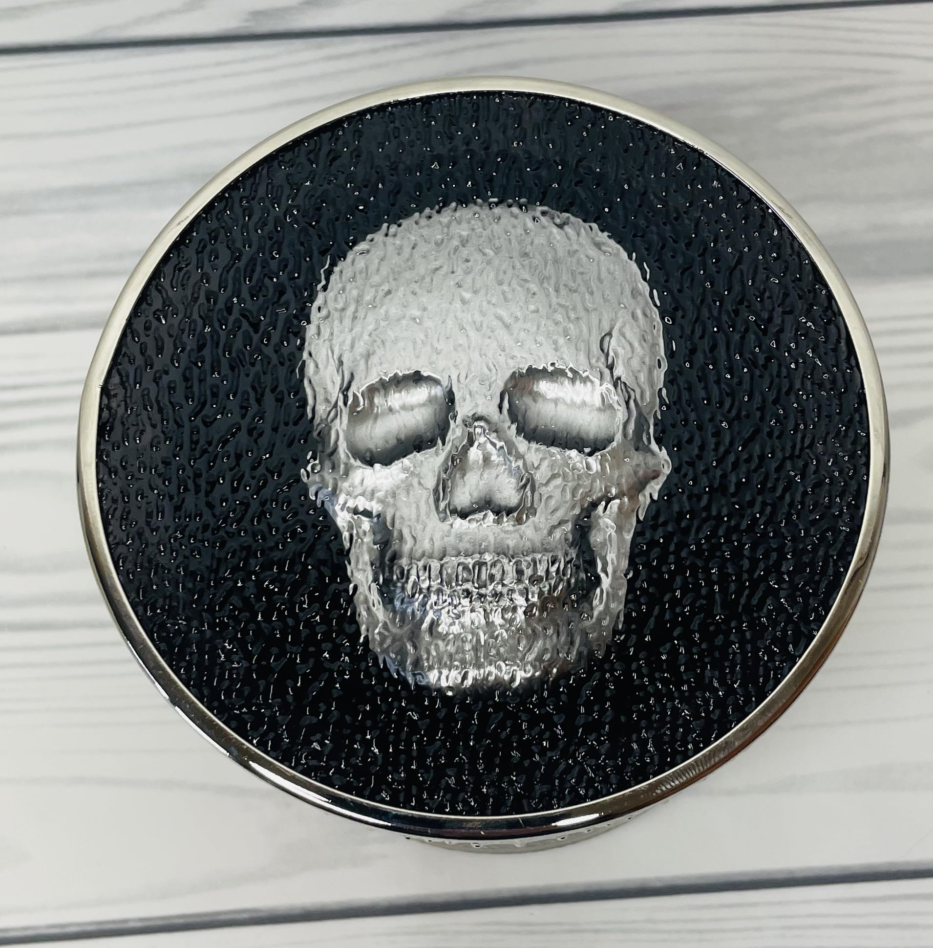 Bath and Body Works Vampire Blood with Skull Lid 3-Wick Candle