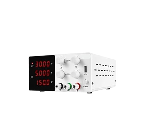 DC Power Supply Adjustable Source 30V10A 5A Switch Supply 110v/220v 5V 2A(SPS-W305 White,220V)