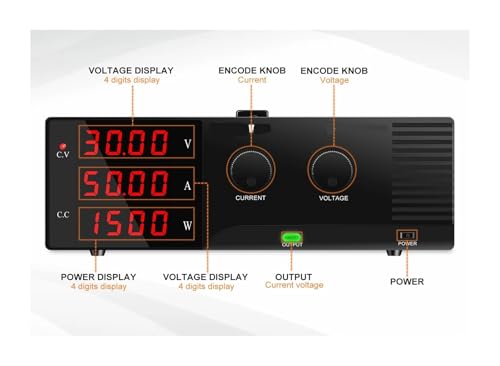 Adjustable DC Switching Power Supply 30V 150V 10A 100V 20A 60V 30A 100A 200V 300V 5A(R-SPS3060-232,220V)