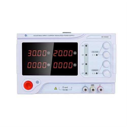 200V 300V 400V 500V 600V 800V 1A 2A 3A 5A 6A AC DC Adjustable Voltage Stabilizer Regulator Bench Lab Switch Power Supply(400V 2A 100mV 10mA)