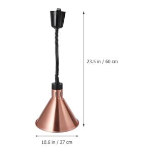 Food Heat Warmer Lamp Hanging Chandelier Telescopic Buffet Heating Lamp for Kitchen Hotel Restaurant Service,