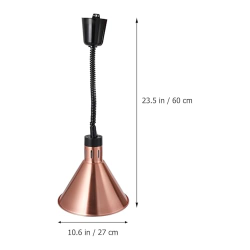 Food Heat Warmer Lamp Hanging Chandelier Telescopic Buffet Heating Lamp for Kitchen Hotel Restaurant Service,