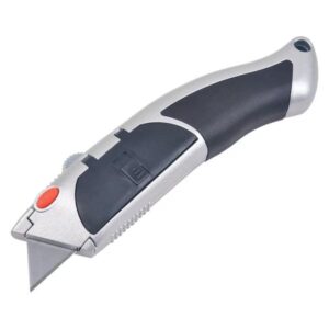 7 in. retractable auto reload utility knife; silver, mfr: 2796068-a