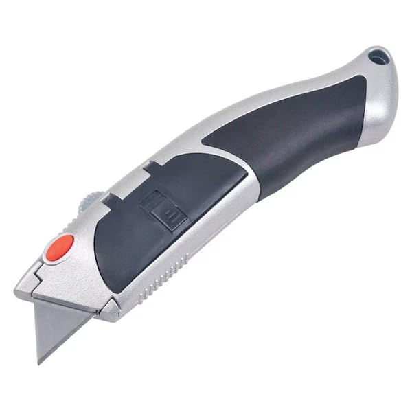 7 in. Retractable Auto Reload Utility Knife; Silver, Mfr: 2796068-A