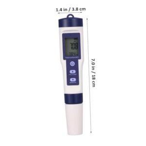 BUGUUYO Water Quality Tester Tds Meter Tds Water Tester Portable Water Tester Pool Salt Tester Salt Water Pool Testing Kit Water Ph Tester Aquarium Water Tester Pool Water Tester Plastic