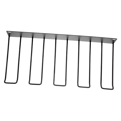 ABOOFAN Carbon Steel Storage Rack Garage Storage Rack Carbon Steel Tool Holder Black Wall Hanging Rack