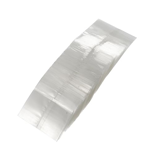 400 Pcs Bottle Sealing Film Shrink Bags Clear Shrink Film Polyolefin Film Heat Tool Clear Wrapping Bags Drier CD Bottle Sealer Film Heat Shrink Bags Clear Heat Shrink Film PVC TOKIDNY