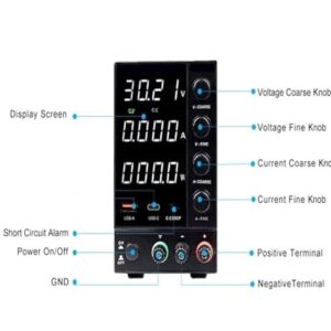 Adjust DC Power Supply Adjustable Bench Power Source 30V 10A 60V 5A AC Switching Stabilized Bench Source(DPS305U 30V 5A)