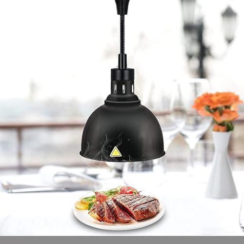 Food Heat Lamp Commercial Food Warmer Lamp 60-180Mm 290Mm Bulb Retractable Heat Lamps Catering Restaurant Or Home Food Warmers,