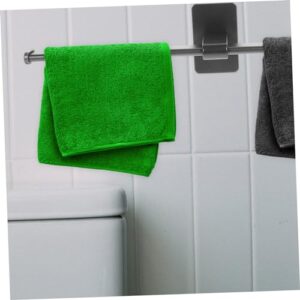 Garneck No Punch Towel Rack Towel Holder for Bathroom Kitchen Hanging Mounted Towel Rack Towel Bars for Bathroom Kitchen Towel Bar Wall Towel Bar Punch Rack Towel Bar for Bathroom Abs