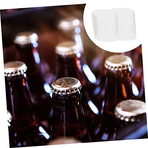 400 Pcs Bottle Sealing Film Shrink Bags Clear Shrink Film Polyolefin Film Heat Tool Clear Wrapping Bags Drier CD Bottle Sealer Film Heat Shrink Bags Clear Heat Shrink Film PVC TOKIDNY