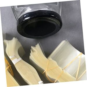 400 Pcs Bottle Sealing Film Shrink Bags Clear Shrink Film Polyolefin Film Heat Tool Clear Wrapping Bags Drier CD Bottle Sealer Film Heat Shrink Bags Clear Heat Shrink Film PVC TOKIDNY