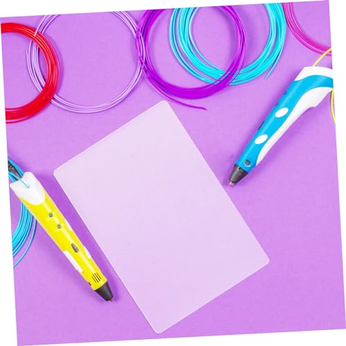 IWOWHERO 10pcs Copying Board Transparent Drawing Board Convenient Painting Mat Drawing Tool Basic Template Drawing Board for 3D Printing Pen 3D Printing Pen Mat Plastic